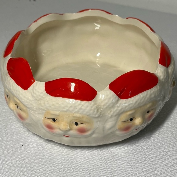 Vintage, Royal Norfolk, Santa, Candy Dish, Candle Holder - Picture 2 of 5